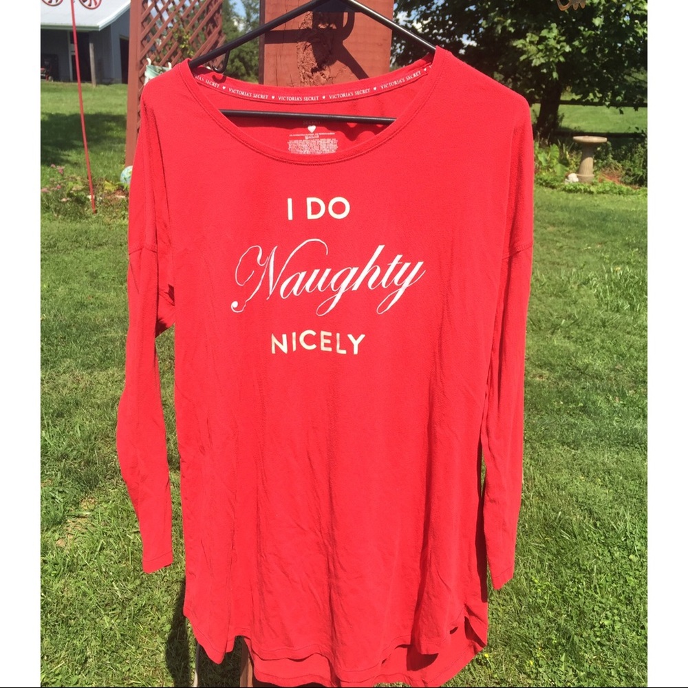 SOLD VS Victoria’s Secret Red Pajama Nightgown